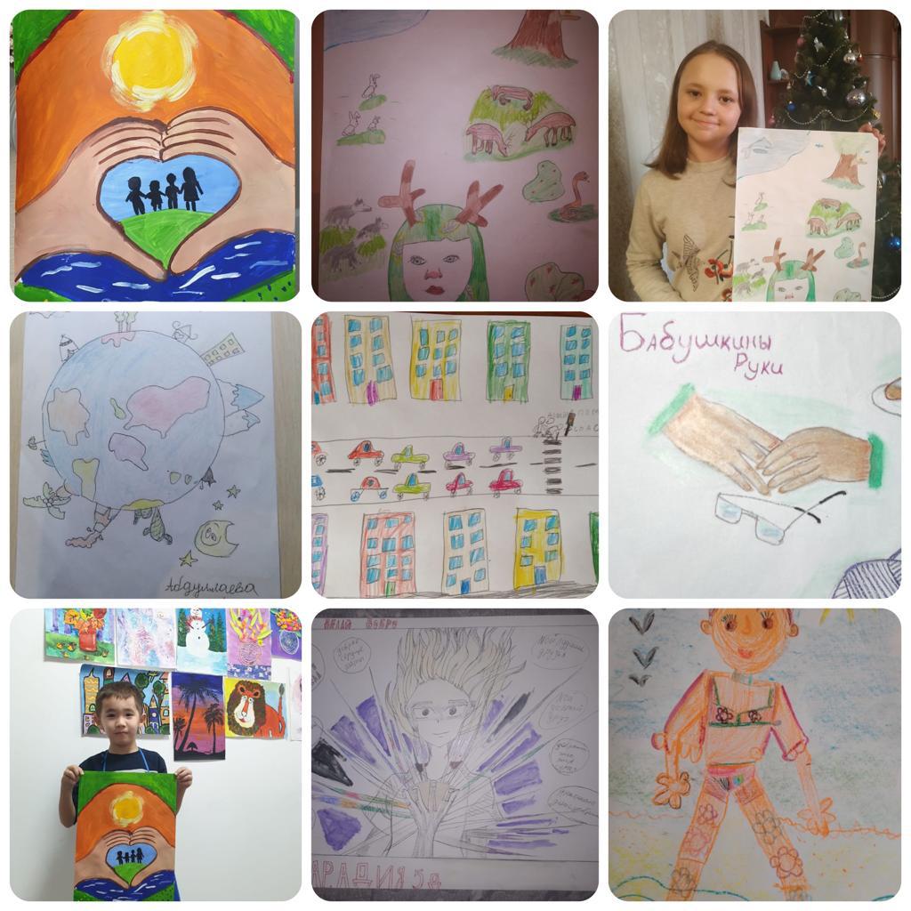 С 14 по 18 января прошел конкурс рисунков "Спеши творить добро" для 1-6 классов гимназии.