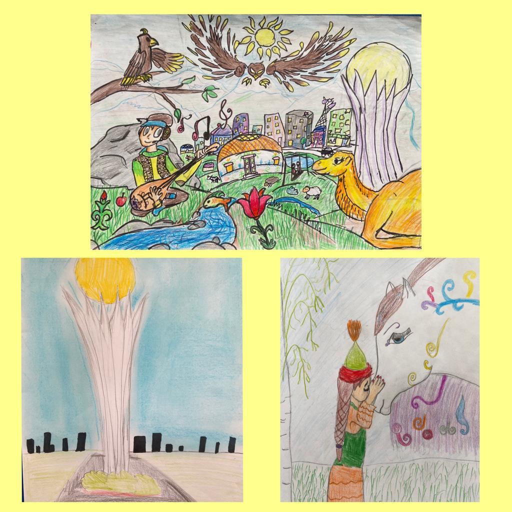 Проведен конкурс рисунков среди учащихся 1-4 классов «30-летие Независимости РК»