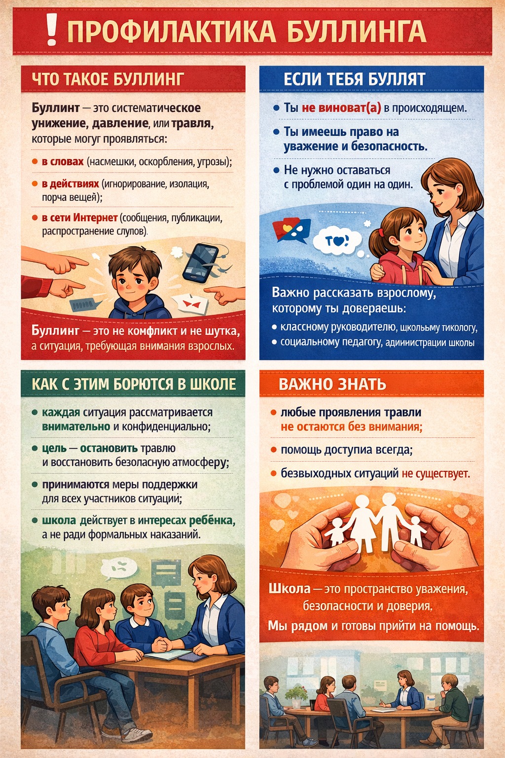 Буллингсіз мектеп: қорлаудың алдын алу