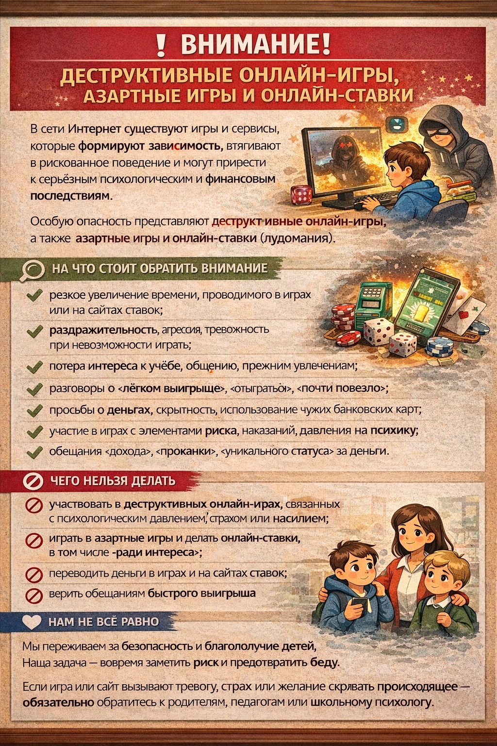 Цифрлық қауіпсіздік: әлеуметтік желілер және деструктивті онлайн-ойындардың қауіптері